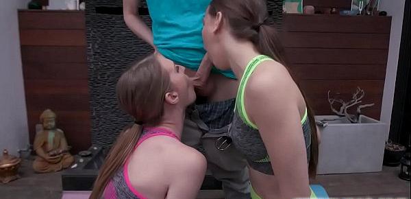  Babes whips out the studs thick prick